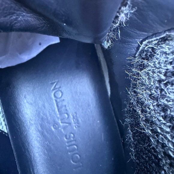 Louis Vuitton breaking away high top leather wool  boots US8 UK7 - Picture 10 of 16